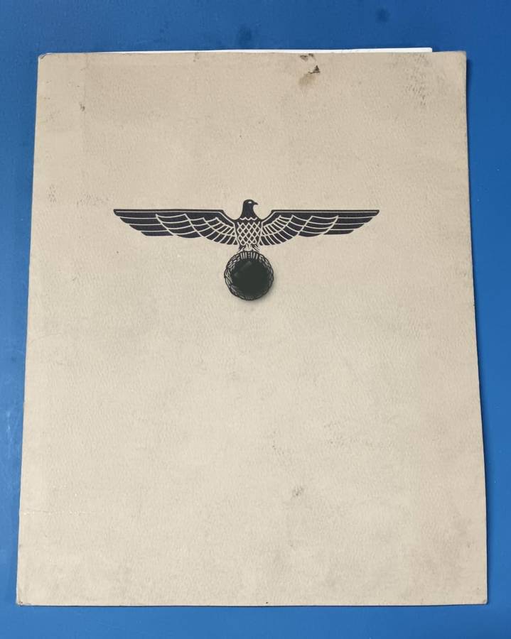 Unknown German Folder with Documents