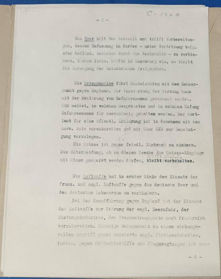 Unknown German Folder with Documents