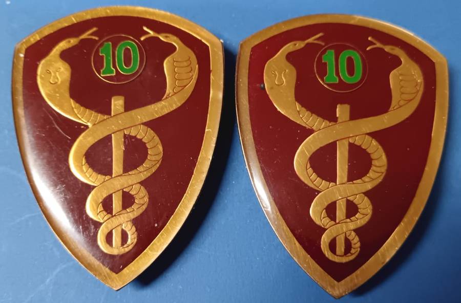 SADF - 10 Field Ambulance Shoulder Flash Pair