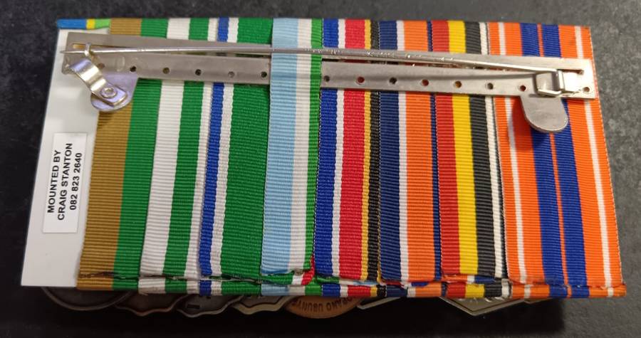 SADF/SANDF - Court Mounted 30 Year Service Medal Group to LT.Col J.P.Smith