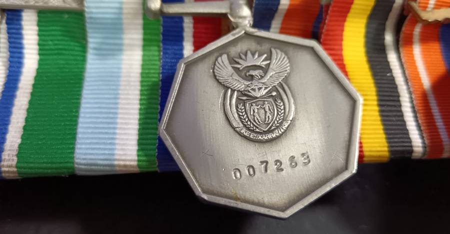 SADF/SANDF - Court Mounted 30 Year Service Medal Group to LT.Col J.P.Smith