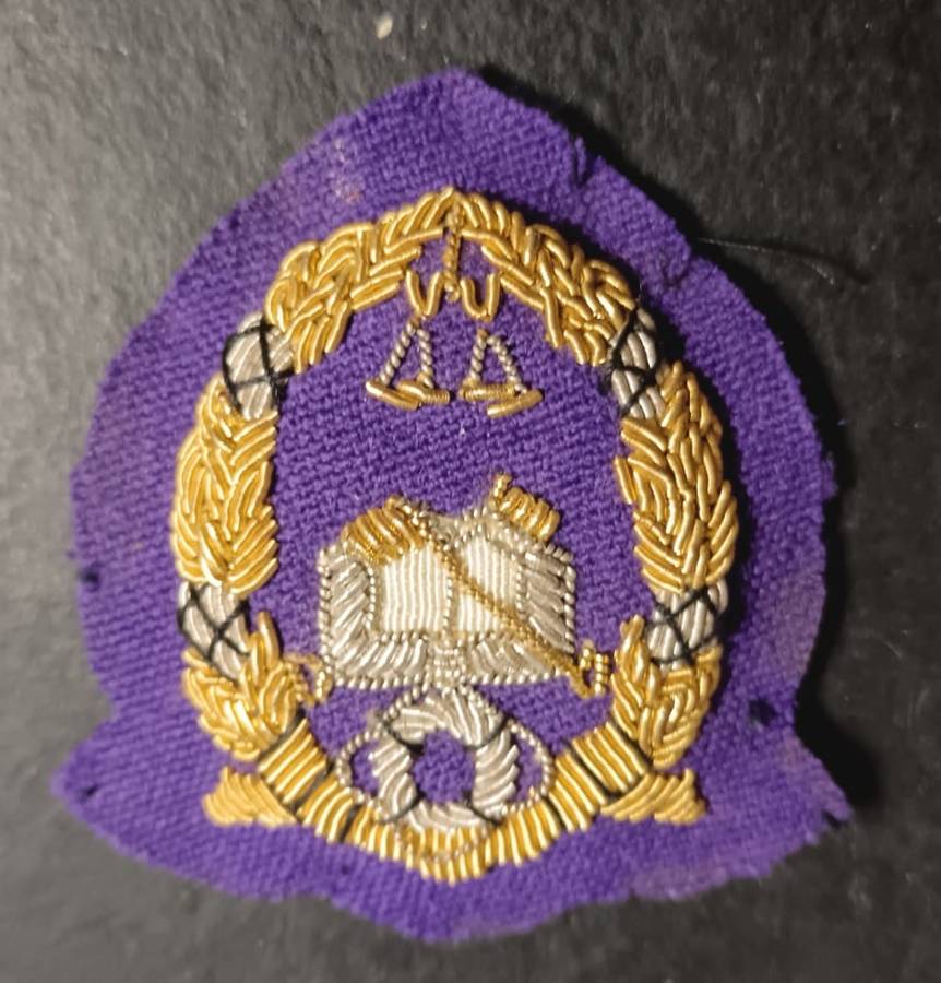 South African Prison Services Chaplain Officers Cap Badge