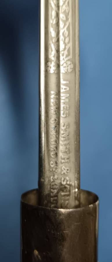 Antique James Smith and Sons Sterling Silver Cane Sword