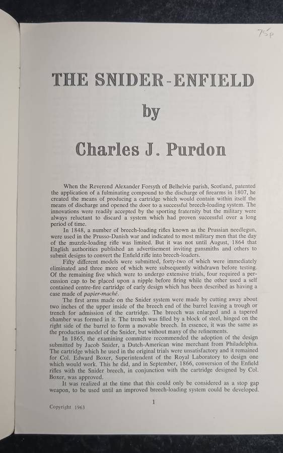 The Snider Enfield