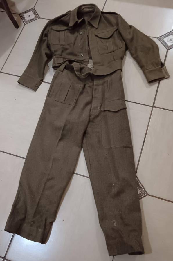 World War Two Army Battle Dress Dated 1943 - Top Condition