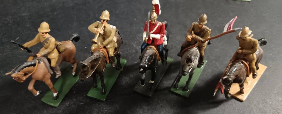 Collection of Detailed Lead Hand Painted Figurines/Soldiers