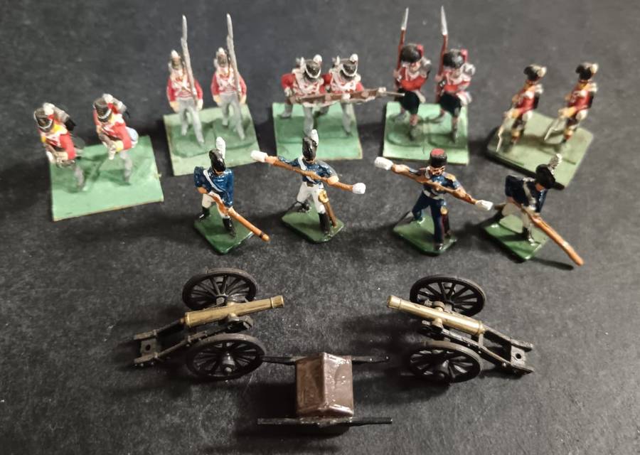 Collection of Detailed Lead Hand Painted Figurines/Soldiers