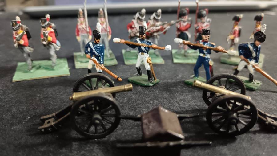 Collection of Detailed Lead Hand Painted Figurines/Soldiers