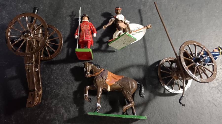 Collection of Detailed Lead Hand Painted Figurines/Soldiers