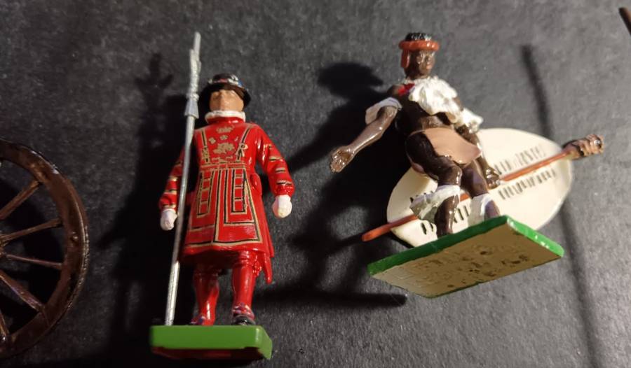 Collection of Detailed Lead Hand Painted Figurines/Soldiers