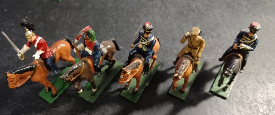 Collection of Detailed Lead Hand Painted Figurines/Soldiers