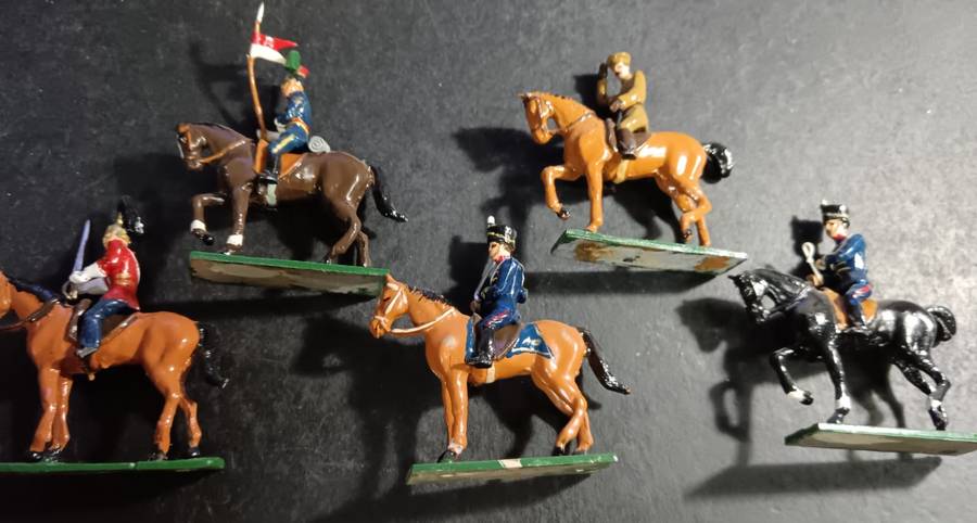 Collection of Detailed Lead Hand Painted Figurines/Soldiers