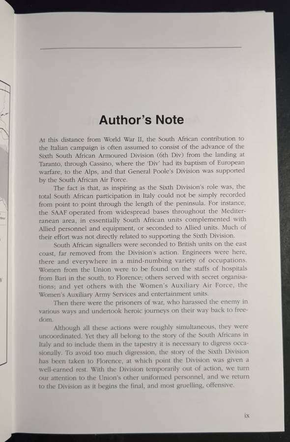 War in Italy: With the South Africans from Taranto to the Alps (South Africans at War) - Hardcover