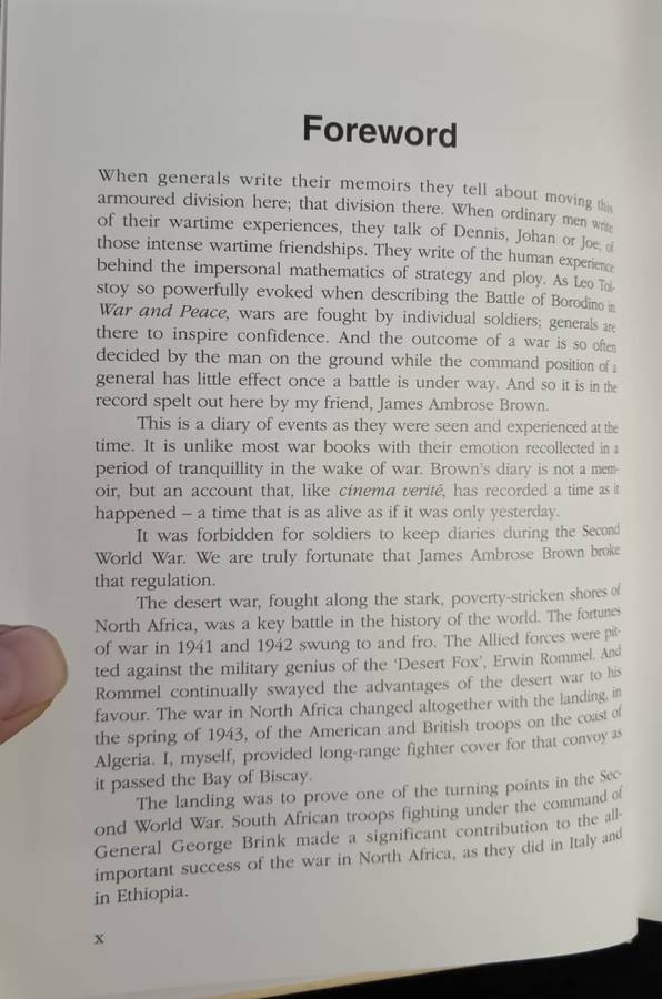 Retreat To Victory  A Springboks Diary in North Africa 1942 by James Ambrose Brown