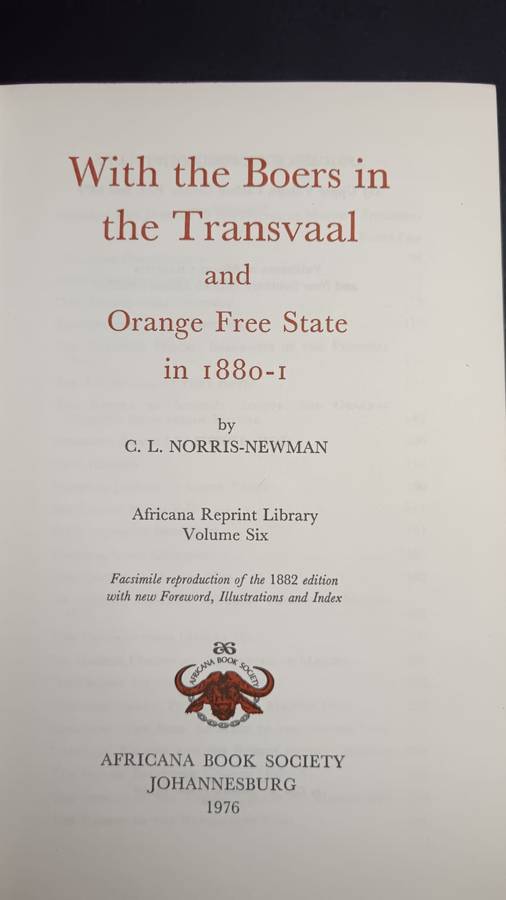 With the Boers in the Transvaal