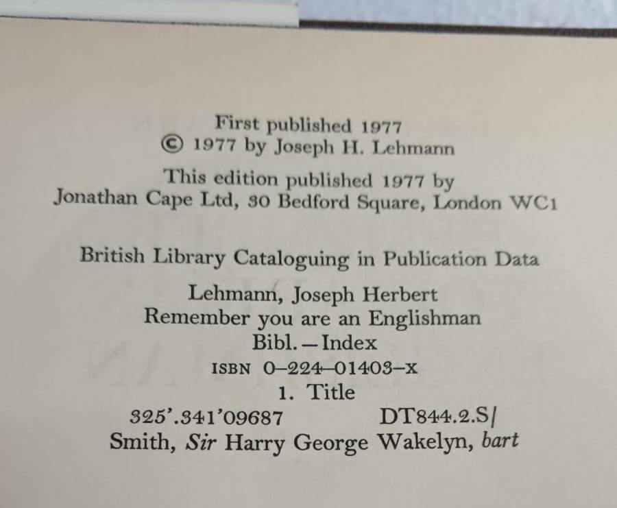 Remember you are an Englishman by Joseph H. Lehmann