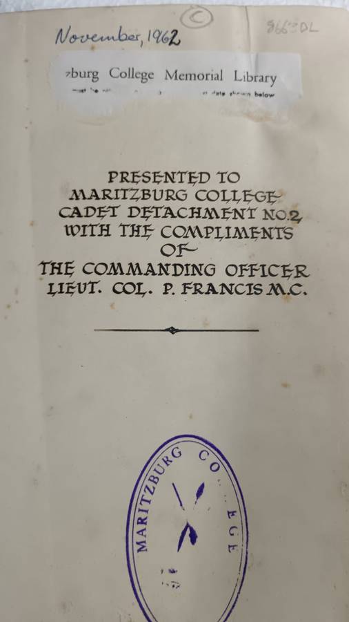 NATAL CARBINEERS The History Of The Regiment From Its Foundation