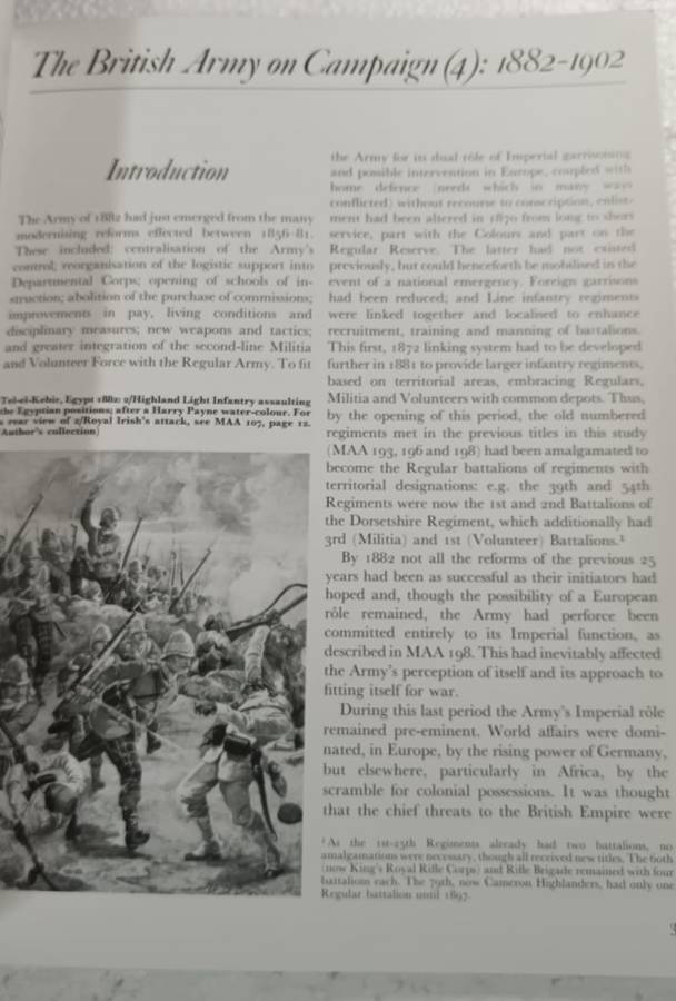 The British Army on Campaign 18821902