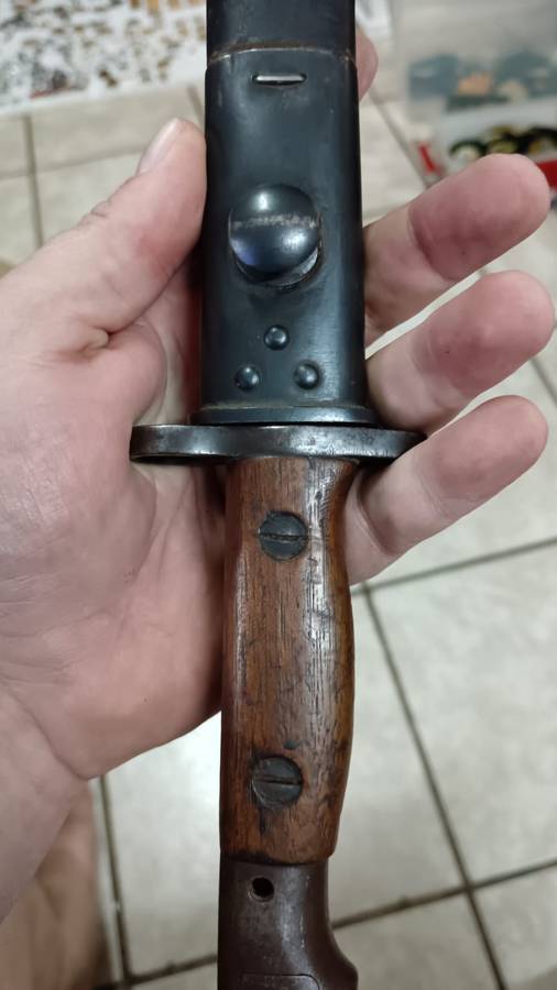 Complete British Pattern 1907 Bayonet with Scabbard