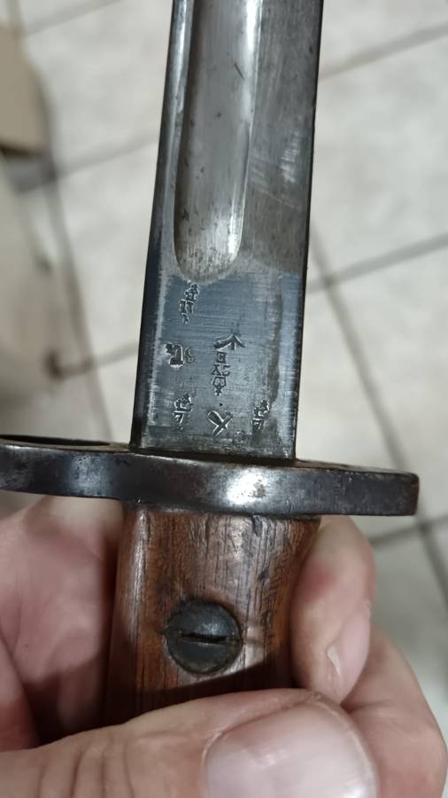 Complete British Pattern 1907 Bayonet with Scabbard