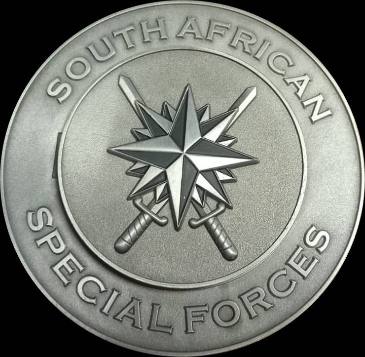 SADF/SANDF - Large Special Forces ( Recce ) Challange Coin ( Special Piece )