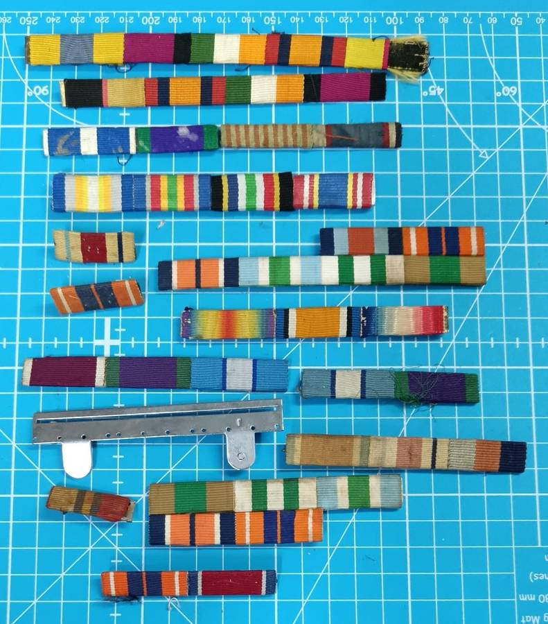 Medal Ribbon Bar Lot ( Good Used )