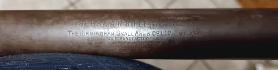 Vintage 19th Century BSA Air Rifle by The Birmingham Small Arms Co - Good Working Condition