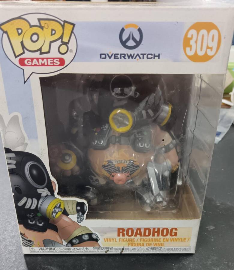 Funko Pop! Games 309: Overwatch - Roadhog Super Sized 6'' Vinyl Figure
