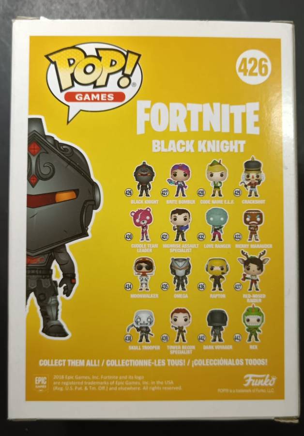 Funko Pop Games Fortnite Black Knight #426 Vinyl Figure