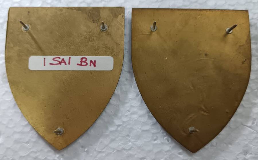 SADF - 1 SA Infantry Shoulder Flash Pair