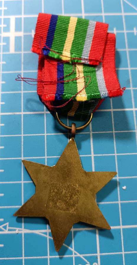 United Kingdom Issue - Full Size World War Two Pacific Star