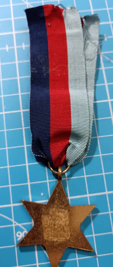 United Kingdom Issue - Full Size World War Two 1939/45 Star with Bars: