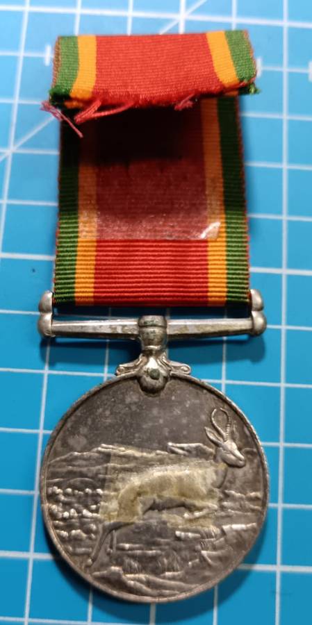 Full Size World War Two Silver Africa Service Medal:Doughlas