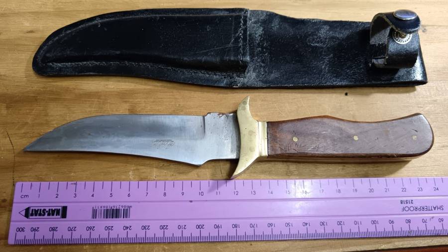 Vintage Hunting Knife with Sheath