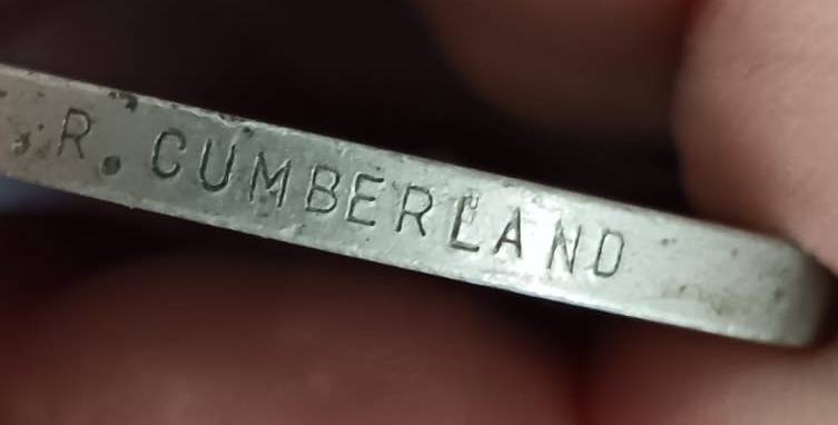 Full Size World War Two War Medal: Cumberland
