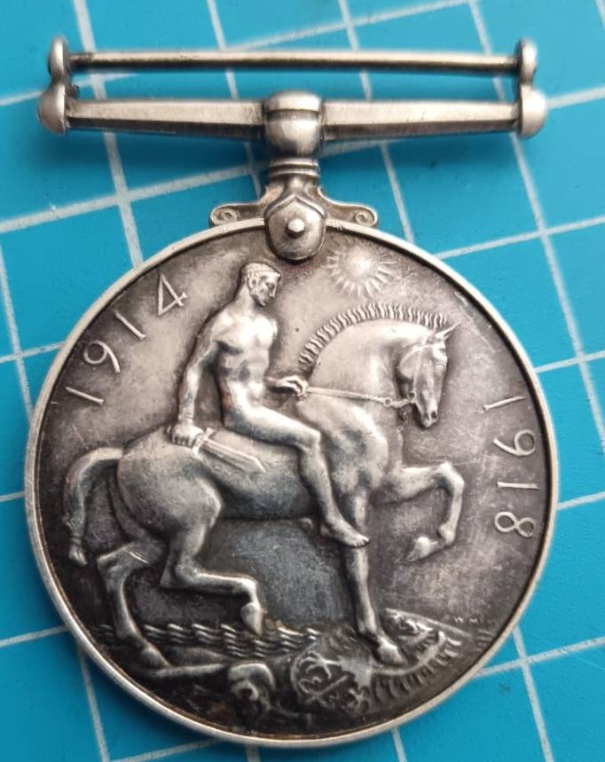 Full Size World War One Silver War Medal: M.Gordon V.A.D