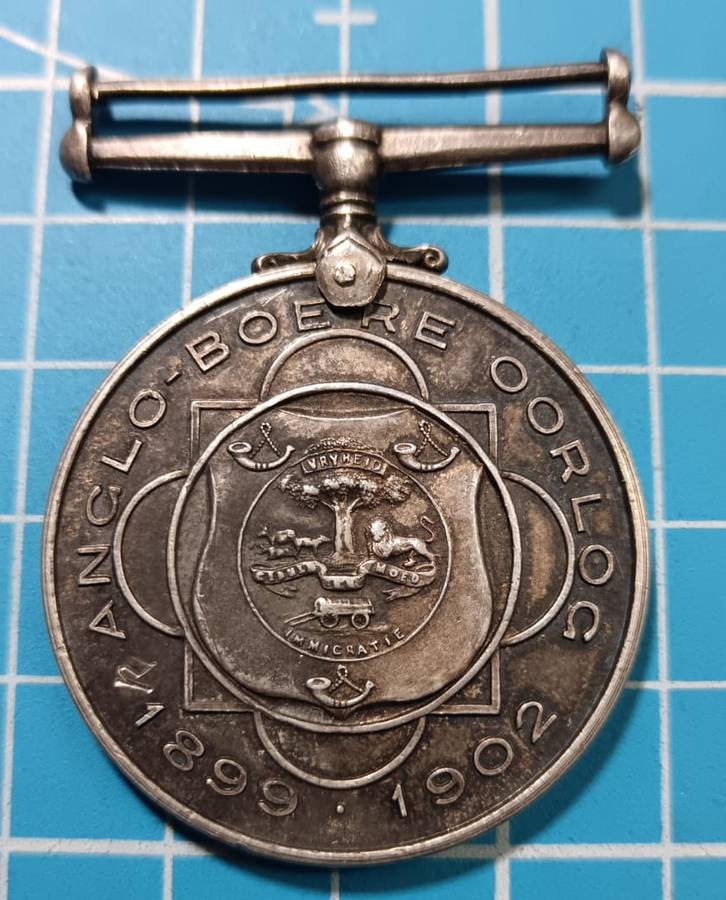 Full Size Boer War ABO Medal:Burger D.Nel