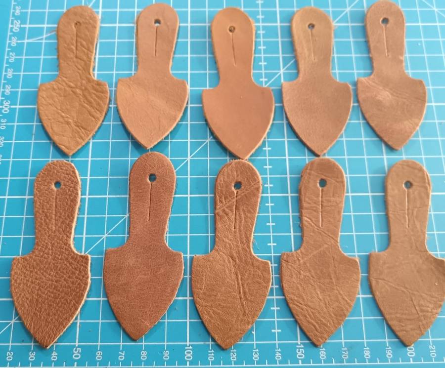 SADF - Leather Fob Hangers ( Bid Per Hanger )