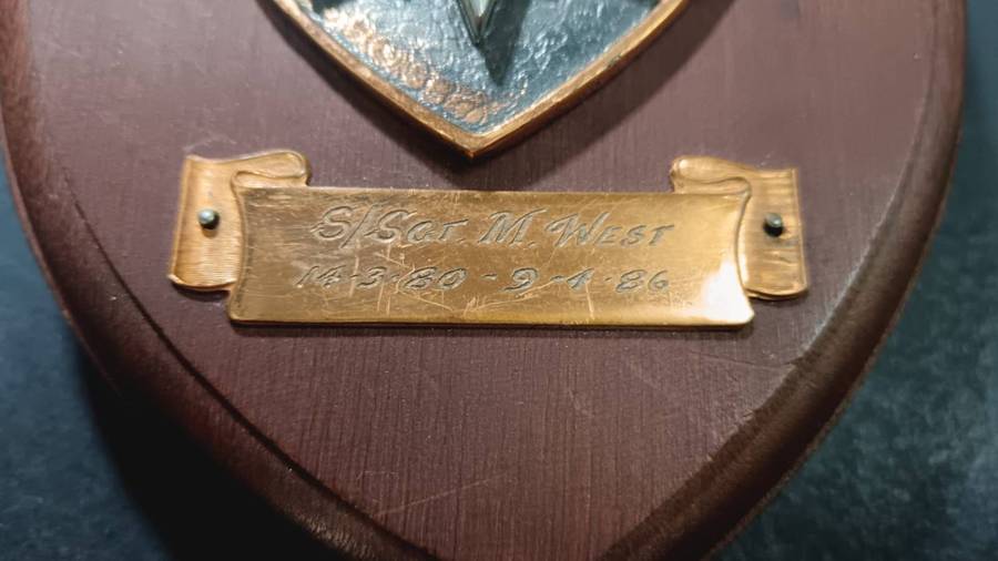 Special Forces Super Soldier - Mike West ( SAS and Recce ) Operators Plaque