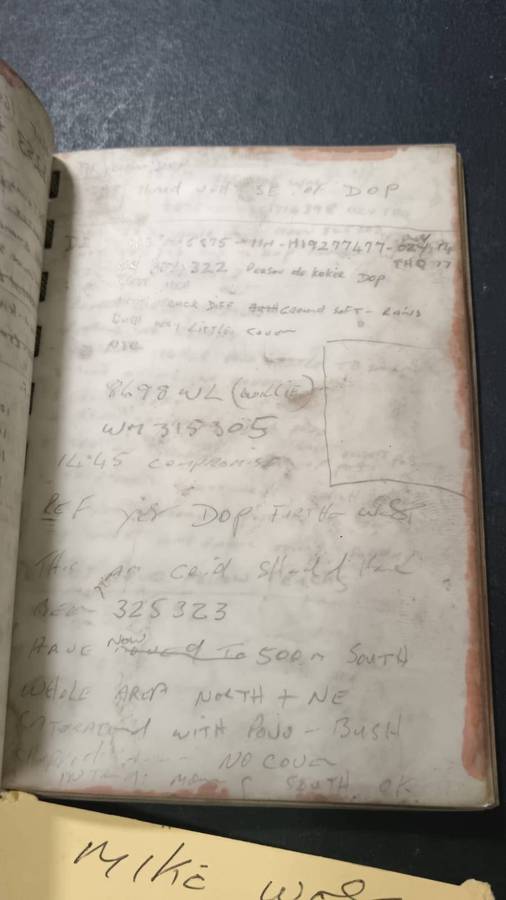 Special Forces Super Soldier - Mike West ( SAS and Recce ) 1 Recce Pig Skin Notebook