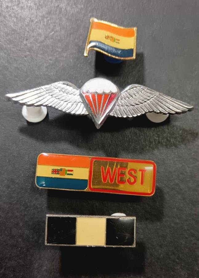 Special Forces Super Soldier - Mike West ( SAS and Recce ) Wing and Name Badge Lot