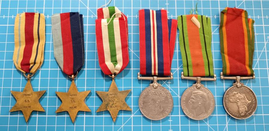 Full Size World War Two Group of 6:152607  S.S.Hulme