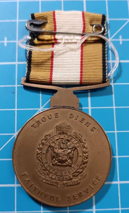 Railway Police Faithful Service Full Size Medal