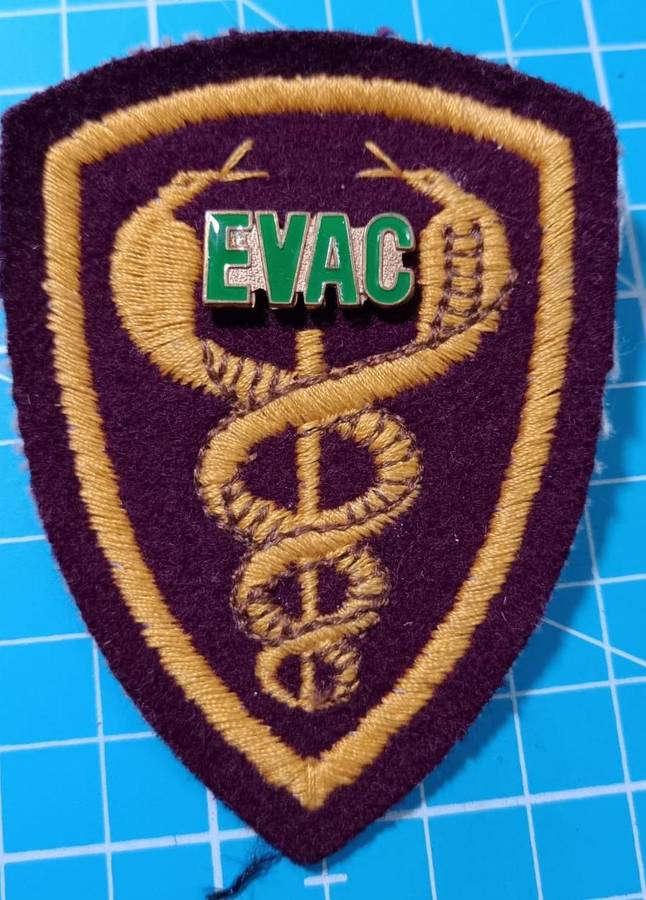 SADF - Medical Services Cloth Shoulder Flash