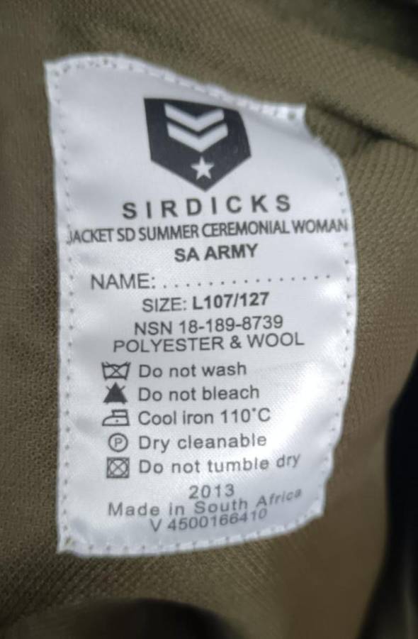SANDF - Ladies Personnel Services Clothing Lot ( Top Condition )