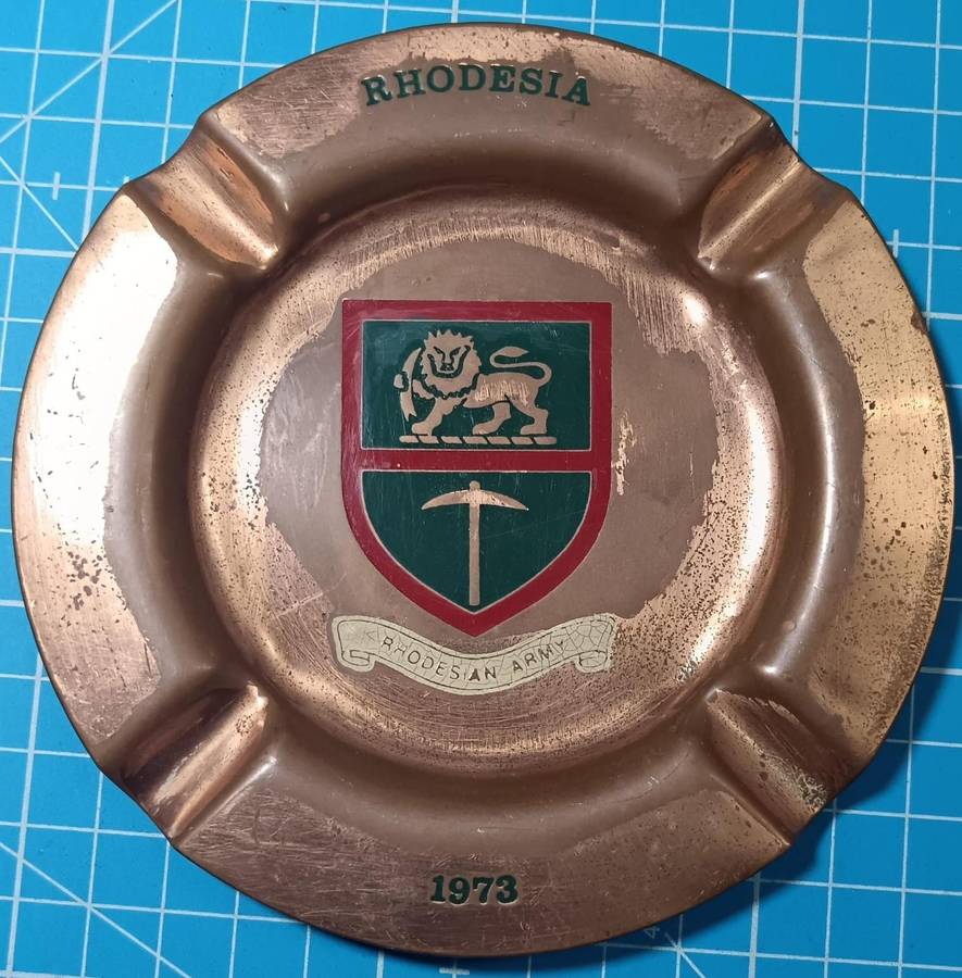Rhodesia - Original Period Army Ashtray