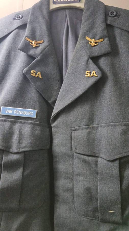 SADF - Air Force Jacket with Insignia ( Top Condition )