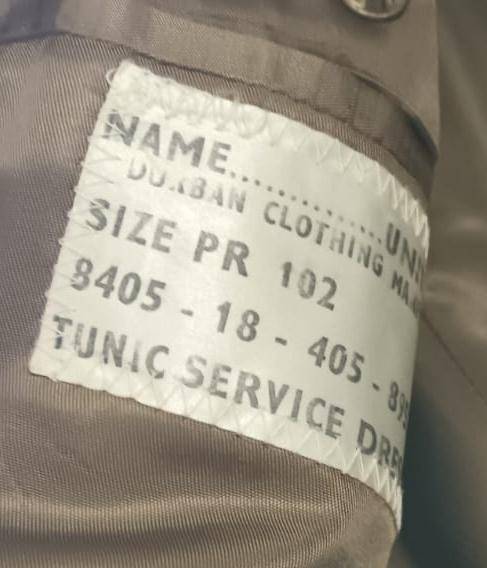 SADF - 4 Artillery Regiment Step Out Tunic with Insignia