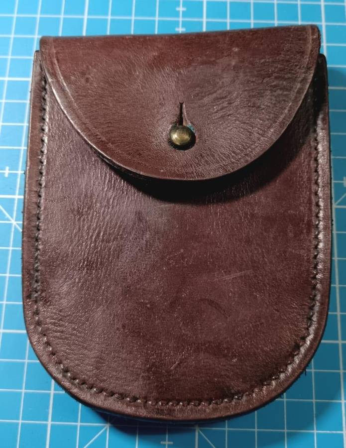 Vintage Leather Handcuff Pouch - Very Good Condition