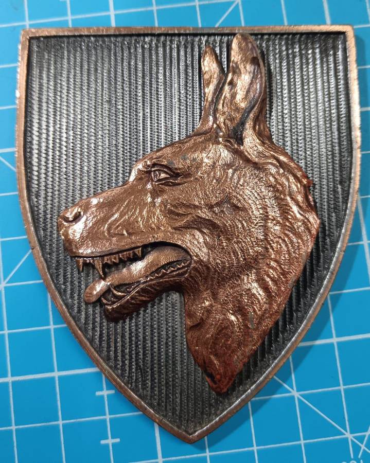 SADF - Dog Center Plaque Crest